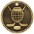 Gold Hockey 3-D Medals