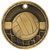 Gold Volleyball 3-D Medals