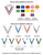 Volleyball 3-D Ribbon Color Options