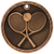 Bronze Tennis 3-D Medals
