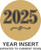 2025 Year Insert Design
