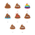 Poop Emoji Victory Trophy Insert Design Options
