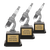 Spark Plug set of 3 trophies - Car show spark plug awards with free engraving and fast production