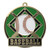 Gold Baseball High Tech Medal Gold Baseball High Tech Medal
