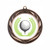 Bronze Golf Wreath Insert Medal