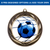 Gold Soccer Wreath Insert Medal
