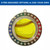 Gold Softball Radiant Star Multicolor Insert Medal Gold Softball Radiant Star Multicolor Insert Medal