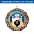 Gold Bowling Radiant Star Patriotic Insert Medal
