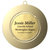Personalized Backside Example of Cheerleading Radiant Star Multicolor Insert Medal