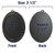 Dimensions of Tennis Black Insert Medal