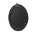 Front Angle of Tennis Black Insert Medal