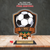 Personalized Bronze Soccer Star Clear Acrylic Trophy Award