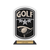 Silver Golf Acrylic Trophy Award