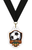 Bronze Soccer Acrylic Medal