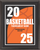 Basketball 2025 Tournament Award Plaque Black