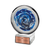 This blue disc art glass award is hand blown for a unique design. No two awards are the same