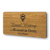 1.5x3 premium wood name badges