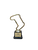 7 inch gold video game controller trophy with free engraving on black base