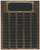 Genuine walnut 16x20 plaque 60 1 x 2 1/2 plates Genuine walnut 16x20 plaque 60 1 x 2 1/2 plates