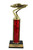 special package set of 3 trophies - 3 sizes, free engraving, choose your top and color
