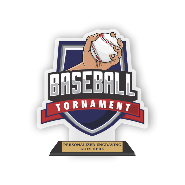 Baseball Acrylic Recognition Trophy