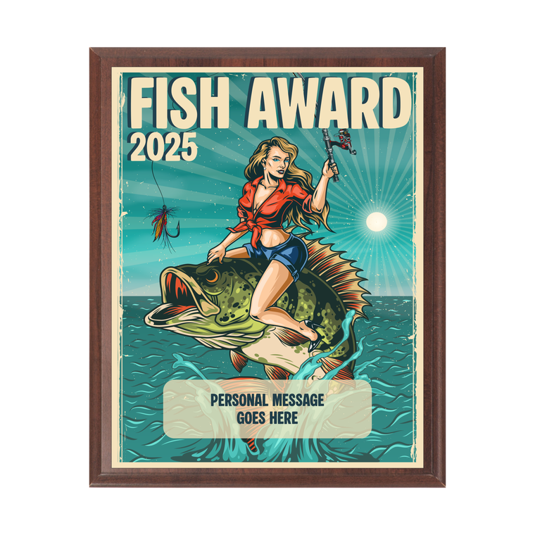 Fish 2025 Award Plaque
