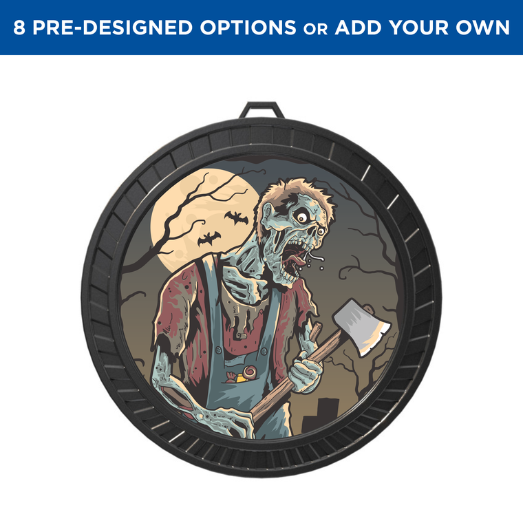 Halloween Black Insert Medal