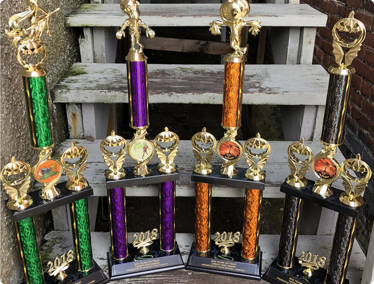 A set of trophies image