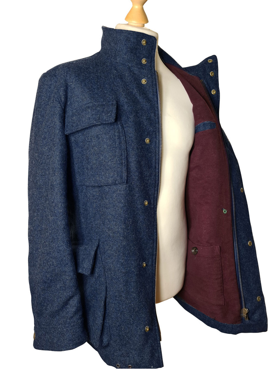 coat with wool lining