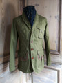 Mens 'Eliot' Khaki Cotton Travel Jacket