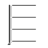 Screen Panel Line Post Kit 2ft. x 4ft.