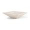 Artisan Cast Stone Square Planter Bowl Carrara Smooth Finish Artisan Cast Stone Square Planter Bowl Carrara Smooth Finish