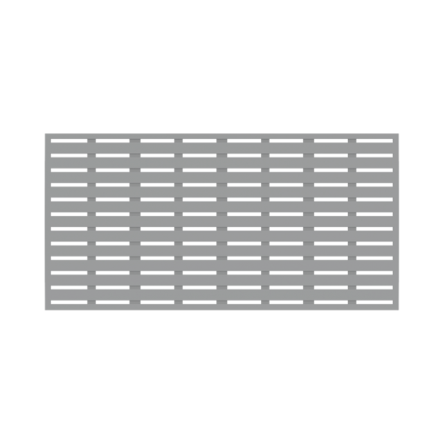 Boardwalk Decorative Screen Panel 3ft. x 6ft. Gray