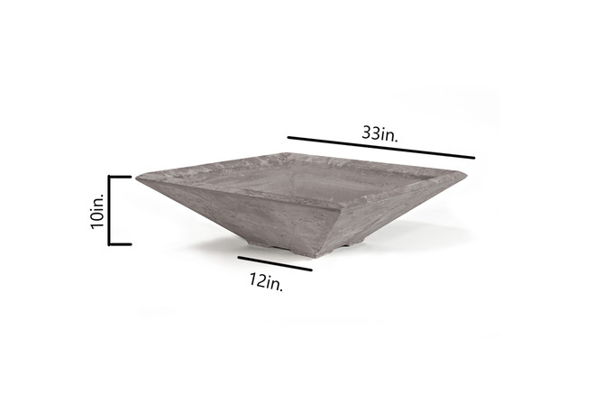 Artisan Slate Square Planter Bowl