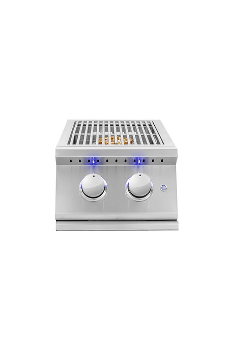 Elements Pro Double Side Burner With LED illumination Front