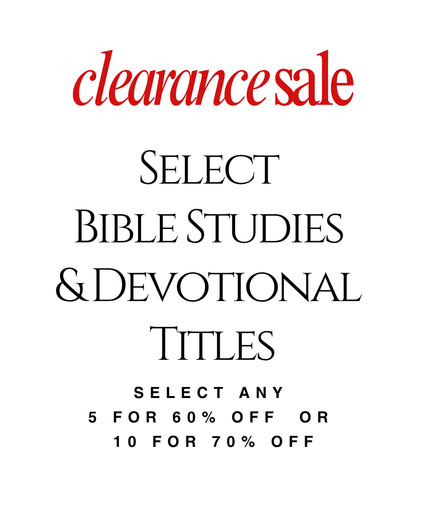 Select Bible Studies and Devotional Title Warehouse Sale
