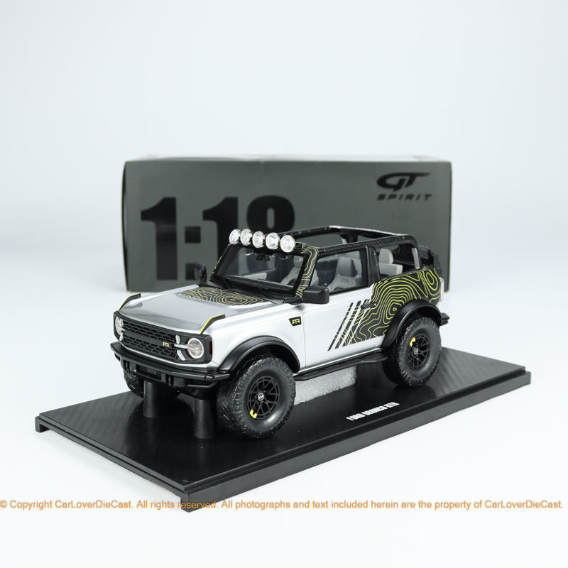 GT Spirit 1:18 ORD BRONCO RTR ICONIC SILVER 2022 (GT404) Resin Car GT Spirit 1:18 ORD BRONCO RTR ICONIC SILVER 2022 (GT404) Resin Car