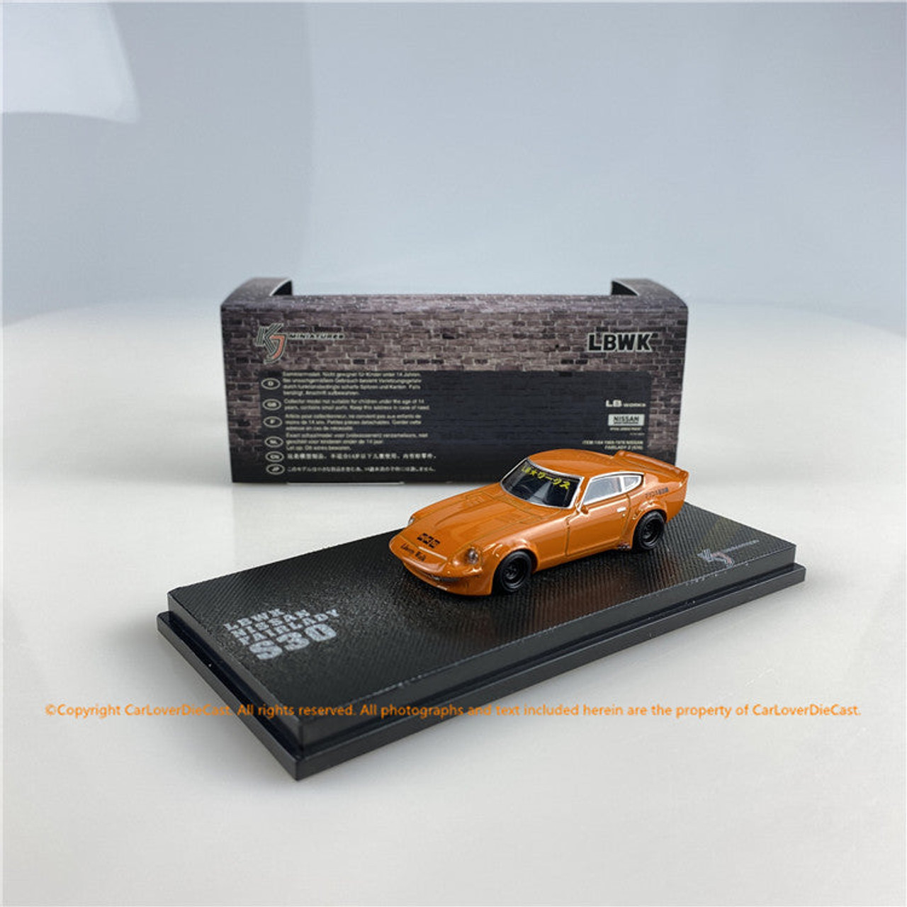 KJ Miniatures 1:64 LBWK Nissan FairLady S30 KJ64003OR(KJ002
