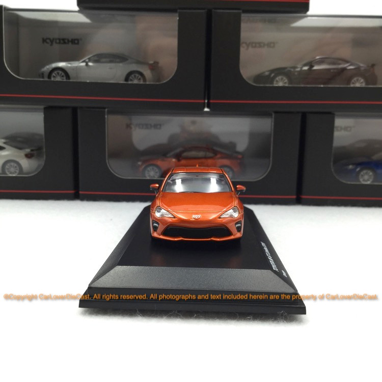 Kyosho 1:64 Toyota 86 Orange/Silver/Black (KS07070) Diecast Car