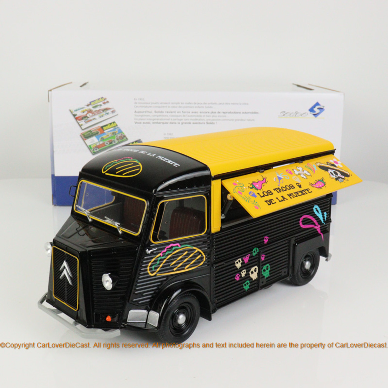 Solido 1:18 CITROËN TYPE HY - TACOS DE LA MUERTE - 1969