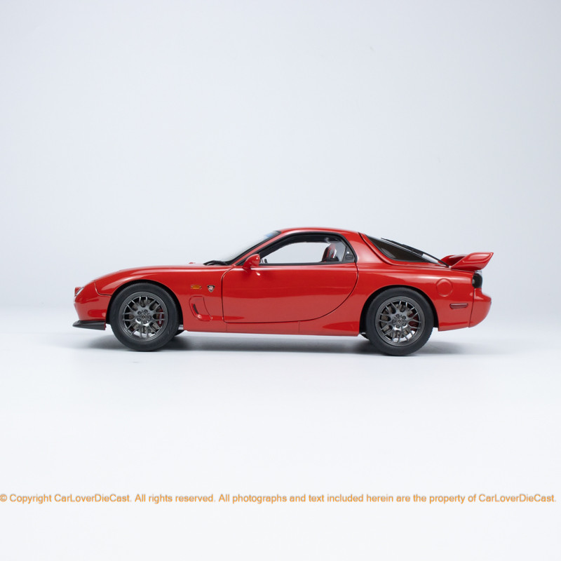 Polar Master 1:18 Mazda RX-7 Spirit R Diecast Full Open Red