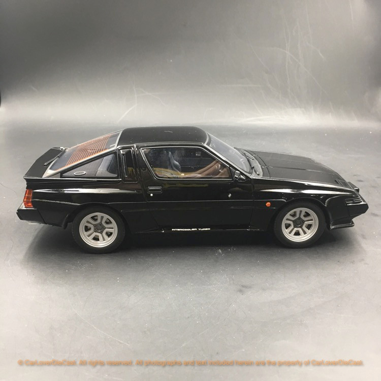 Kyosho 1:18 Mitsubishi Starion (Black) resin car model (KSR18034BK