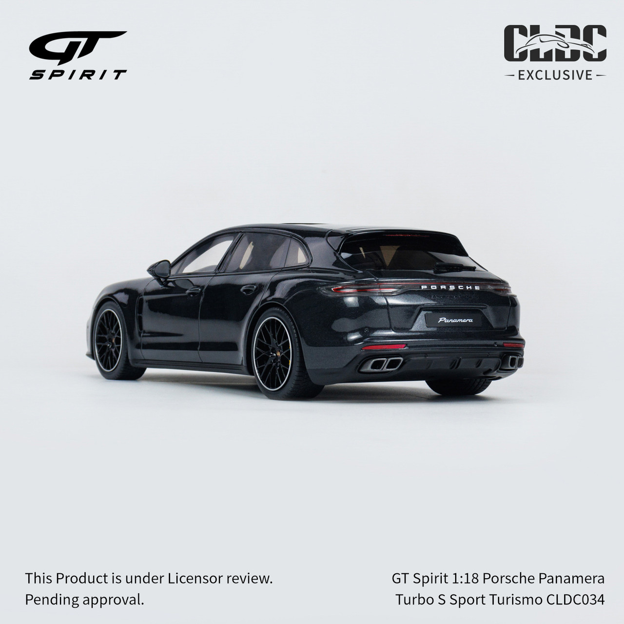 GT Spirit 1:18 PORSCHE PANAMERA TURBO S SPORT TURISMO VOLCANO GREY