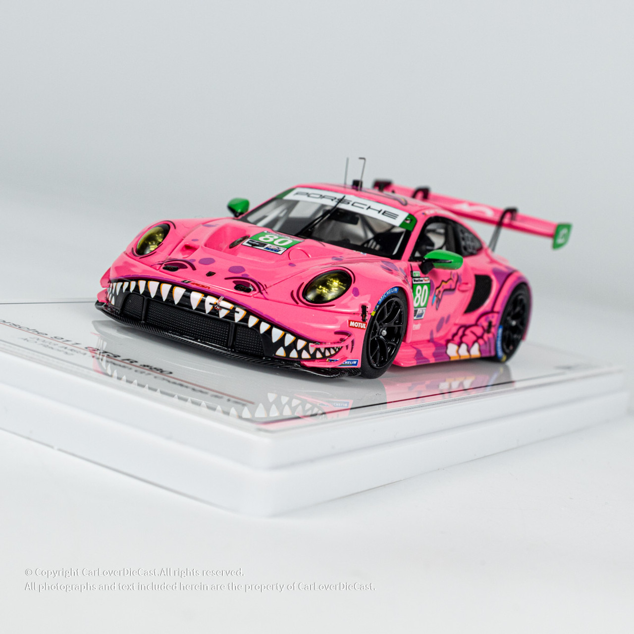 【TSM MODEL】Porsche 911 GT3 #80 2023 IMSA TSM Model 1:43 Porsche 911 GT3 R #80 AO Racing 2023 IMSA