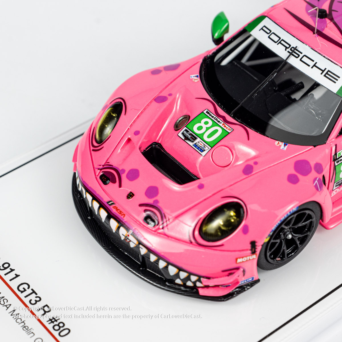 TSM Model 1:43 Porsche 911 GT3 R #80 AO Racing 2023 IMSA Michelin 