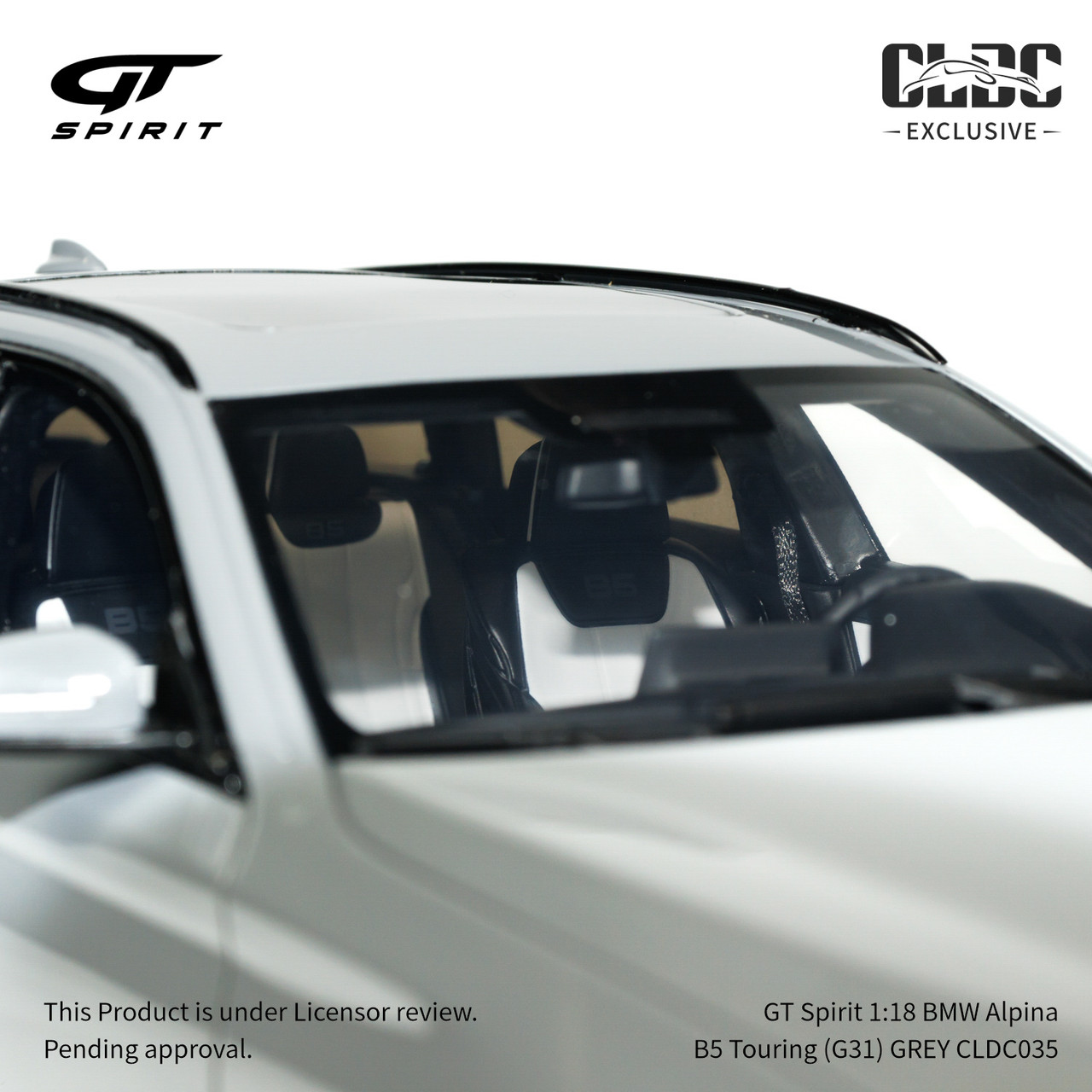 GT Spirit 1:18 BMW Alpina B5 Touring (G31) GREY With Display Case