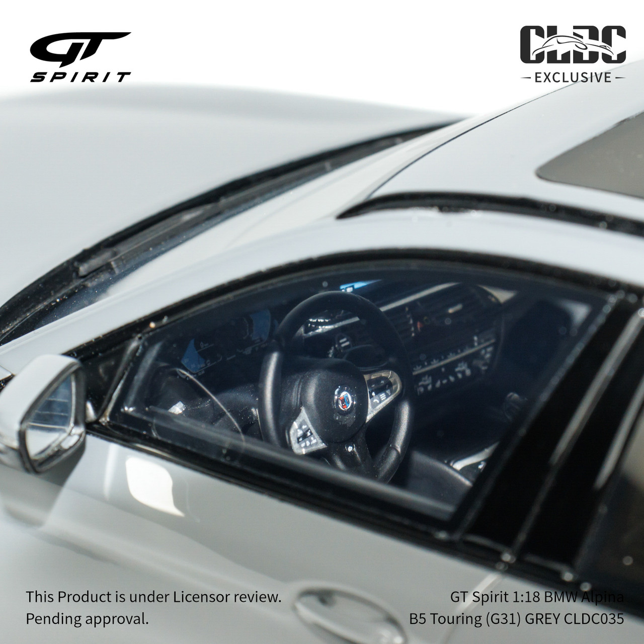 GT Spirit 1:18 BMW Alpina B5 Touring (G31) GREY With Display Case