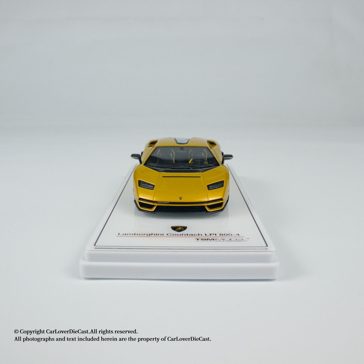 Miniature TSM Model 1/43 – Lamborghini Countach LPI 800-4 – Giallo Orion – TSM430783