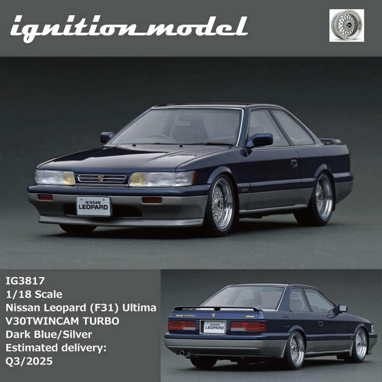 Ignition Model 1:18 Nissan Leopard (F31) Ultima V30TWINCAM