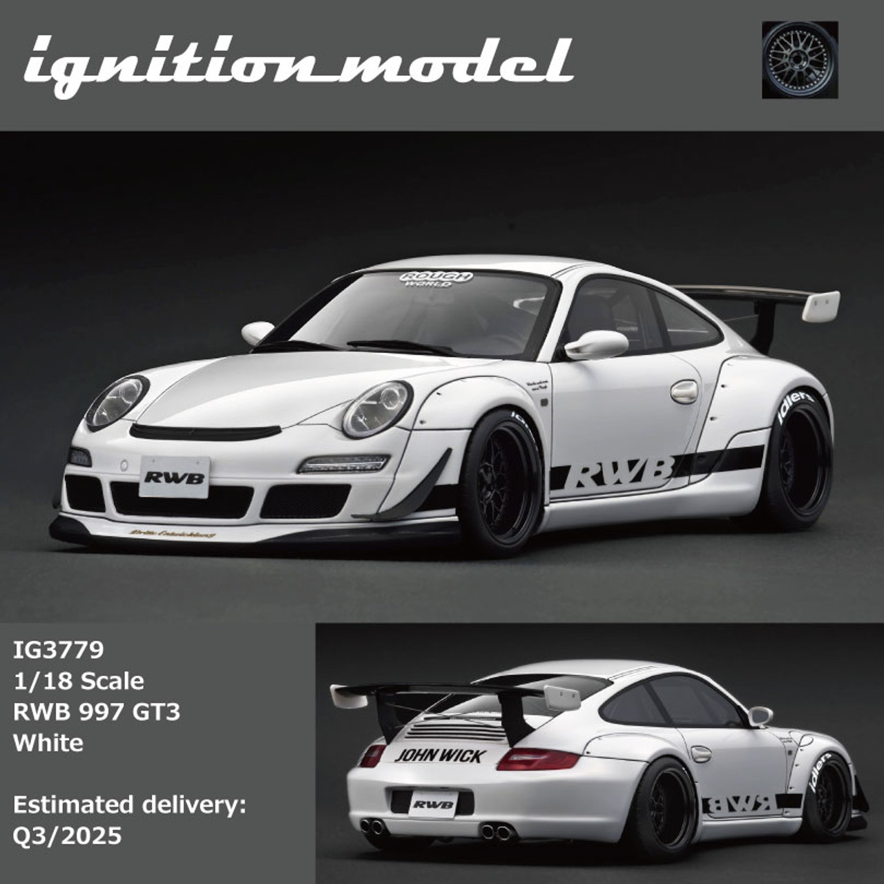 1/18 イグニッションモデル RWB 997 ポルシェ ignition 白 1/18 イグニッションモデル RWB 997 ポルシェ ignition 白 1/18